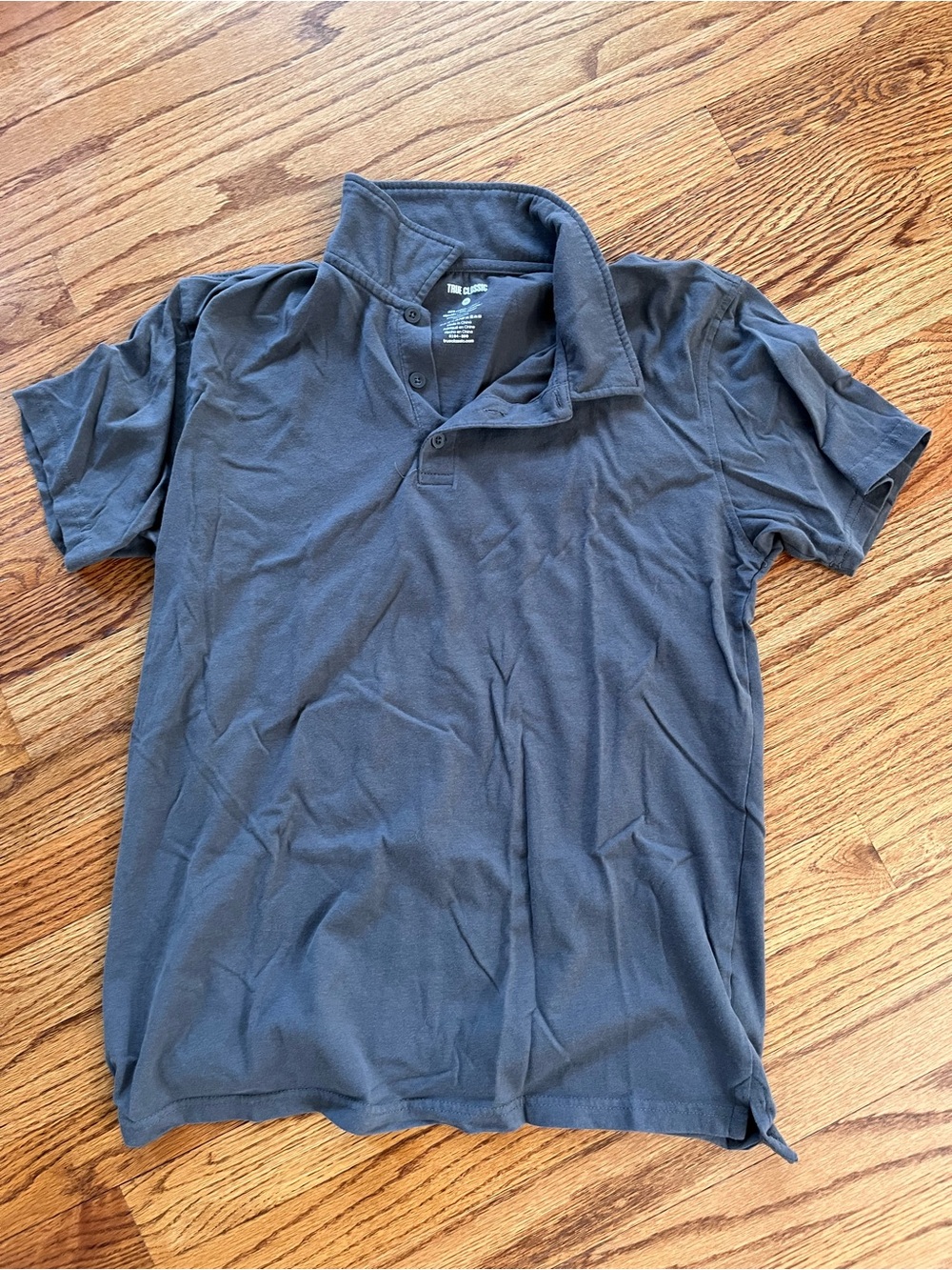 Men's True Classic Short Sleeve Polo Shirt - Charcoal